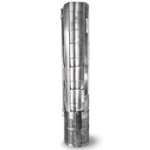 BOMBA SUMERGIBLE DE Ø6" PARA POZOS PROFUNDOS (ACERO INOX. 304)